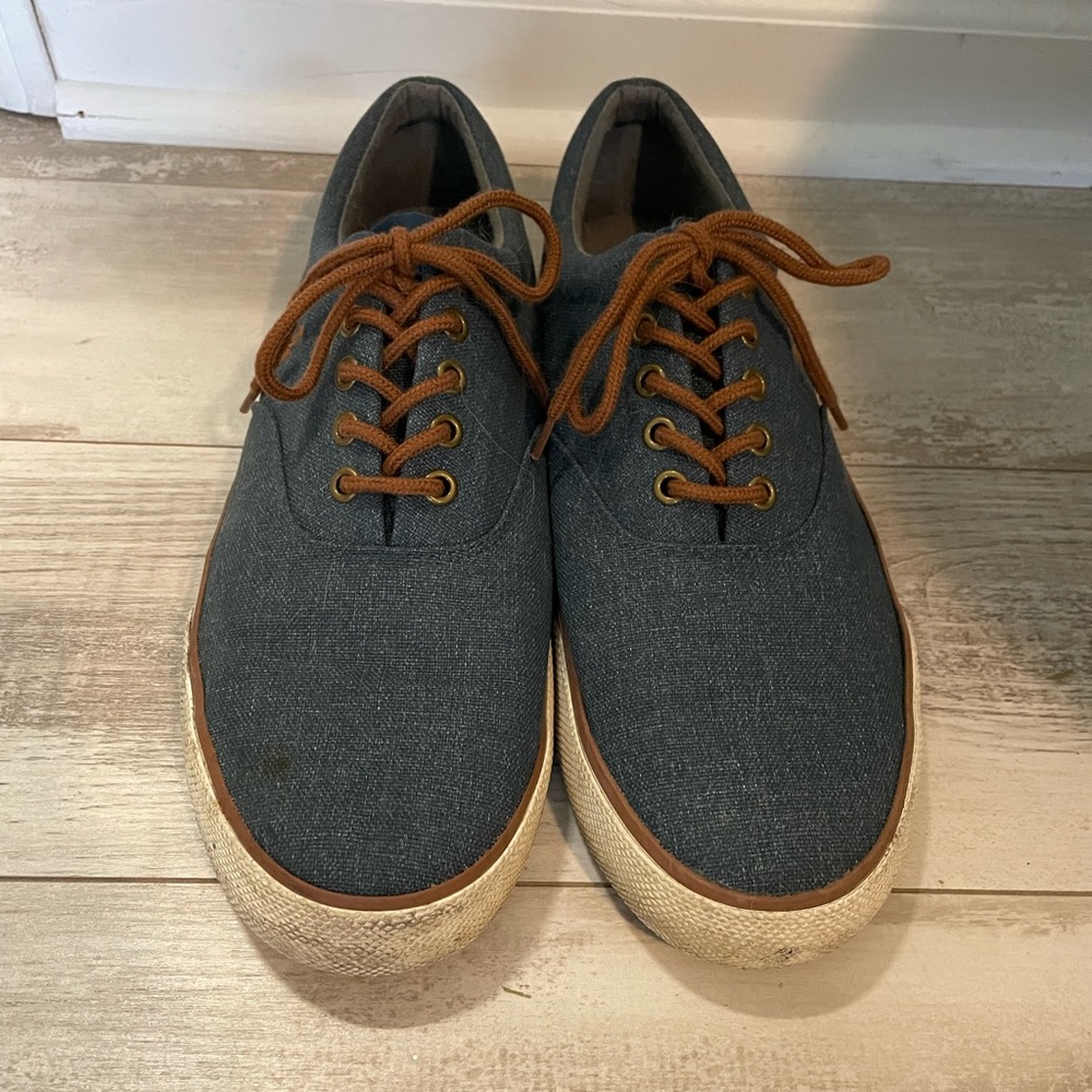 Men’s Polo Ralph Lauren Blue Canvas shoes